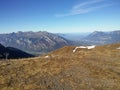 Beautiful Swiss mountains, fresh air Royalty Free Stock Photo