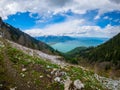 Beautiful Switzerland mountains landscape Royalty Free Stock Photo