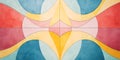 Beautiful symmetry fabric suede pattern mathematical art abstract