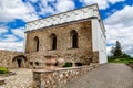 A beautiful synagogue in the village of Satanov. Ukraine