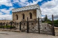 A beautiful synagogue in the village of Satanov. Ukraine