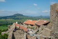 beautiful Szigliget old castle architecture, Lake Balaton, Hungary, Europe on summer day