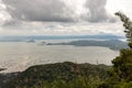 Beautiful Taal lake view from Tagaytay Royalty Free Stock Photo