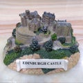 beautiful table display edinburgh castel Royalty Free Stock Photo