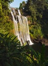 Beautiful Tad Yuang waterfall. Laos landscape