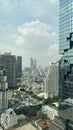Beautiful tall building landscape in bangkok thailand in the morning business district city sky building modern building