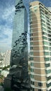 Beautiful tall building landscape in bangkok thailand in the morning business district city sky building modern building