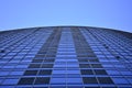 Beautiful tall glass building against the blue sky Royalty Free Stock Photo