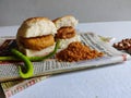 Beautiful tasty and attractive vadapav