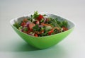 Beautiful and tasty green salad Royalty Free Stock Photo