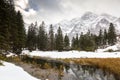 Beautiful Tatra mountains view at Fish Creek, Poland Royalty Free Stock Photo