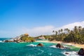 Beautiful Tayrona Beach Royalty Free Stock Photo
