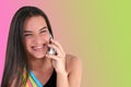 Beautiful Teen With Cellphone