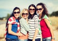 Beautiful teenage girls or young women having fun Royalty Free Stock Photo