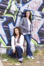 Beautiful Teenagers Posing Royalty Free Stock Photo