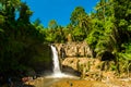 Beautiful Tegenungan Waterfall near Ubud, Bali, Indonesia Royalty Free Stock Photo