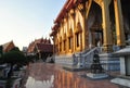 Beautiful temple In bangkok Wat Samien nari Temple In Bangkok Thailand Royalty Free Stock Photo