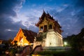 Beautiful temple and buddha : Wat Phra Sing Waramahavihan at Chiangmai Thailand
