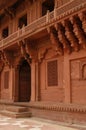 Beautiful temple with engraved walls in Fatehpur S