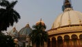 Beautiful temple of Lord Krishna, mayapur. Royalty Free Stock Photo