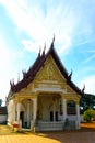 Beautiful temple in south thailand, Wat pra that chaiya Surat Thani Royalty Free Stock Photo