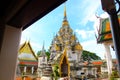 beautiful temple in south thailand wat prathat chaiya surat thani Royalty Free Stock Photo