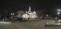 Beautiful temple in Victory Park, Armavir, Russia, Krasnodar region