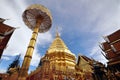 Ã Â¸ÂºBeautiful temple & Wat Phrathai Doi Suthep ChiangMai Royalty Free Stock Photo