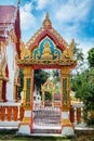 Beautiful temple Wat Samai Kongka on Ko Pha Ngan, Thailand.