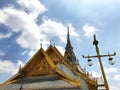 Beautiful temple Wat Sothorn wararam worawihan, Chachoengsao Thailand.