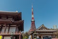 Zojoji and Tokyo tower