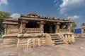 Beautiful temples in Aihole built during the reign of Chalukya kings Royalty Free Stock Photo