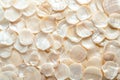 Beautiful texture from mother of pearl shell mosaic as nature background Royalty Free Stock Photo