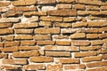 Beautiful texture of old abandoned brick wall Royalty Free Stock Photo