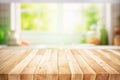 Beautiful texture wood table top texture on kitchen wall window in cozy home background