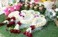 Beautiful Thai jasmine garland Royalty Free Stock Photo