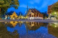 Beautiful Thai lanna temple Wat Phra Singh in Chiang Mai