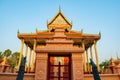 Beautiful Thai style church in Kaeo Phichit temple Royalty Free Stock Photo