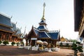 Beautiful Thai style pavilion at Ban Den temple Royalty Free Stock Photo