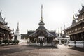 Beautiful Thai style pavilion at Ban Den temple Royalty Free Stock Photo