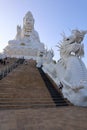 Beautiful Thai Temple, Popular Tourist Attractions, Northern Thailand, Chiang Rai Province, Thailand