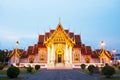 Beautiful Thai Temple Wat Benjamaborphit Royalty Free Stock Photo