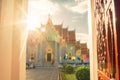 Beautiful Thai Temple Wat Benjamaborphit, temple in Bangkok, Thailand.Generality in Thailand, any kind of art decorated in Royalty Free Stock Photo