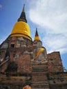 A beautiful of Thailand temple pagodas and Buddha statute in that old historical`s Thailand country