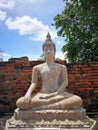 A beautiful Thailand temples, pagodas and Buddha statute in old historical`s Thailand country Royalty Free Stock Photo