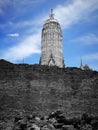 A beautiful Thailand temples, pagodas and Buddha statute in old historical`s Thailand country Royalty Free Stock Photo