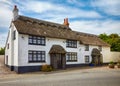 Beautiful thatched roof house in West Dorset. England Royalty Free Stock Photo