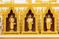 Beautiful golden buddha statue Royalty Free Stock Photo