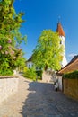 Beautiful Thun city, Lake Thunersee, swiss alps, Switzerland Royalty Free Stock Photo