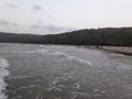 Beautiful tides on clean Bhogwe beach near Malvan